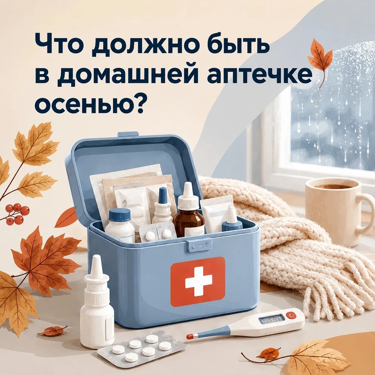 💊 Самое время проверить запасы в домашней аптечке