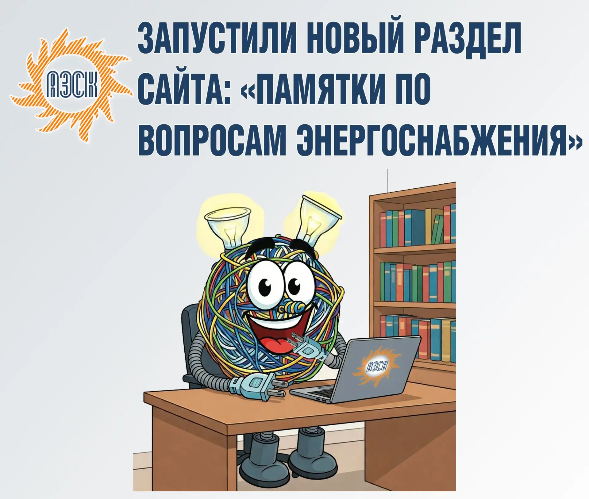 На официальном сайте ПАО "Астраханская энергосбытовая компания" создан  новый раздел «Памятки по воп