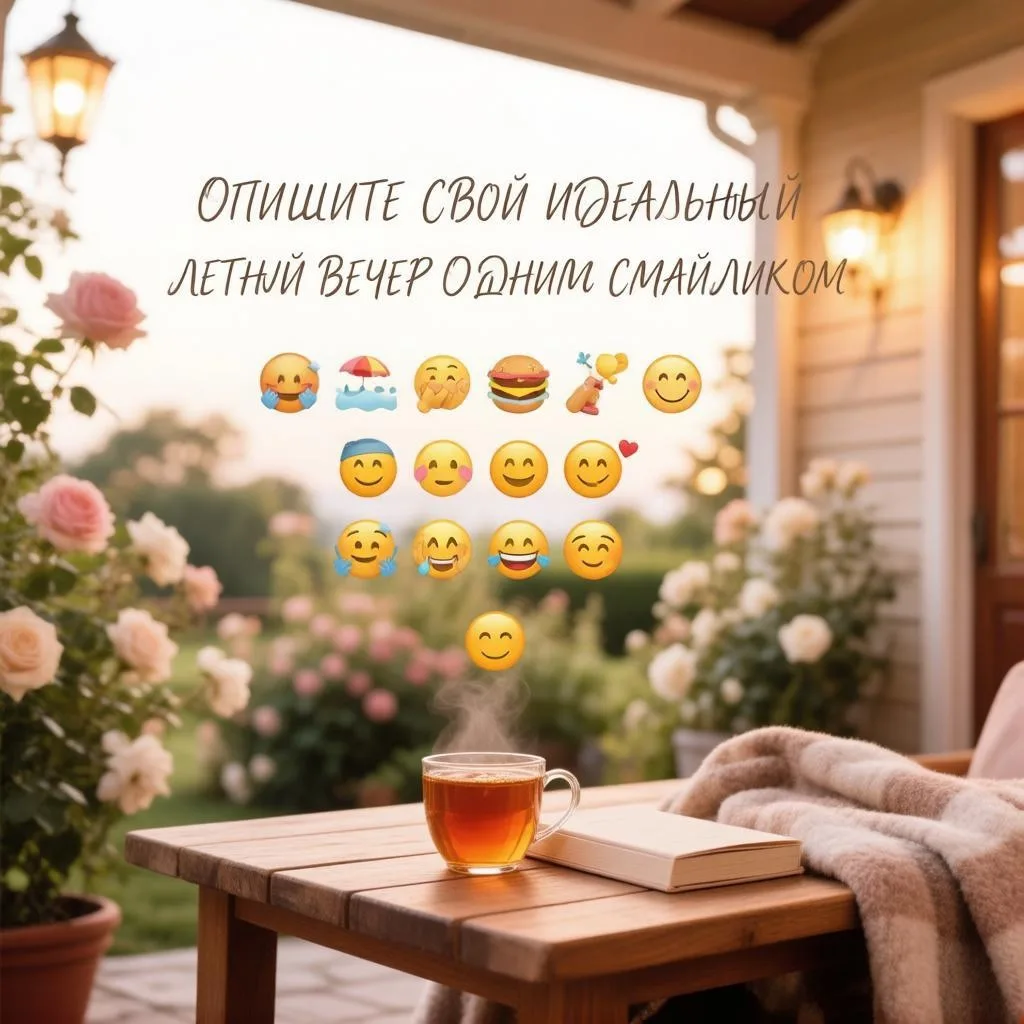 🧳🎠🎾🧩Секрет идеального вечера — в одном смайлике.