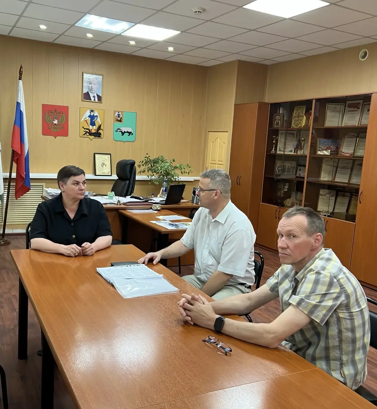 Руководитель управления Михаил Басовский находится с рабочей поездкой в муниципальных о...