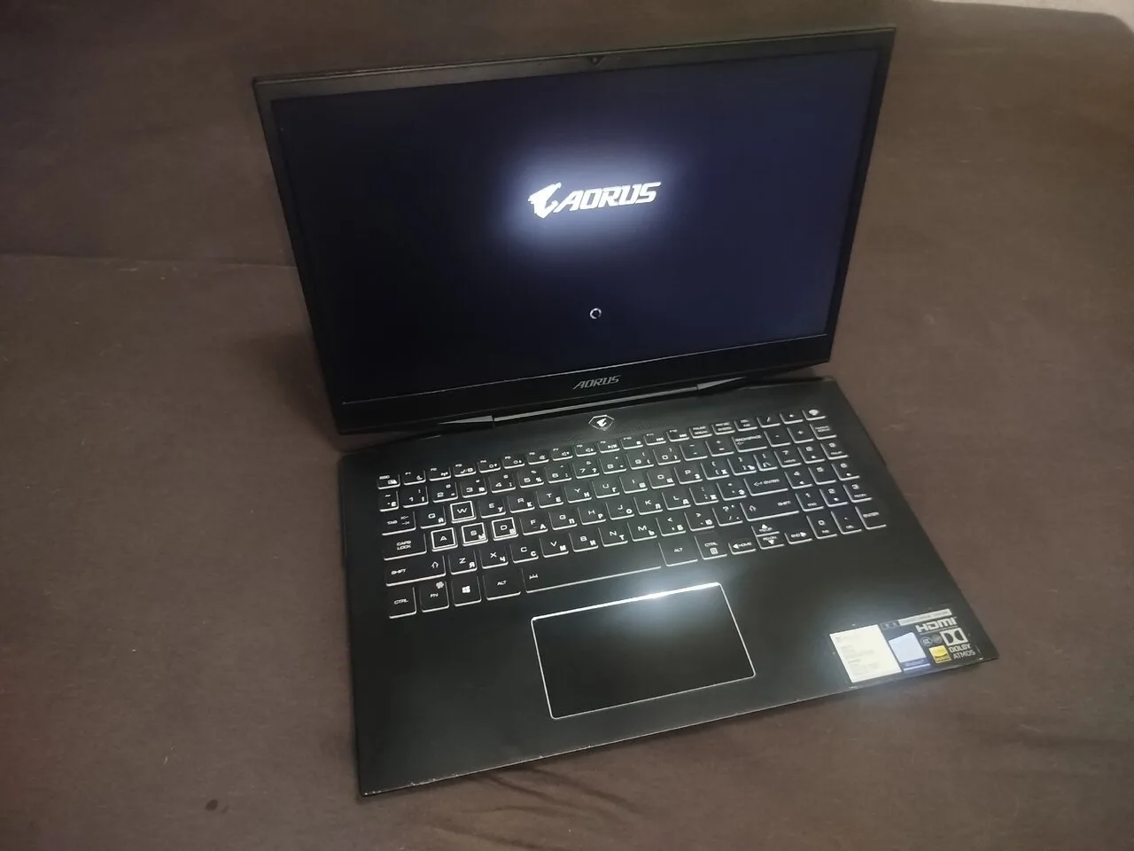 Продам ноутбук AORUS i7-9750H RTX 2060 16 ГБ, б/у, Макеевка, 49 000 ₽