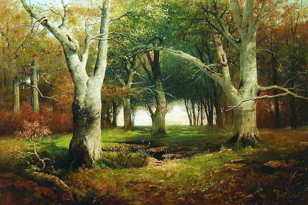 "Старые деревья в лесу", 1880 г.