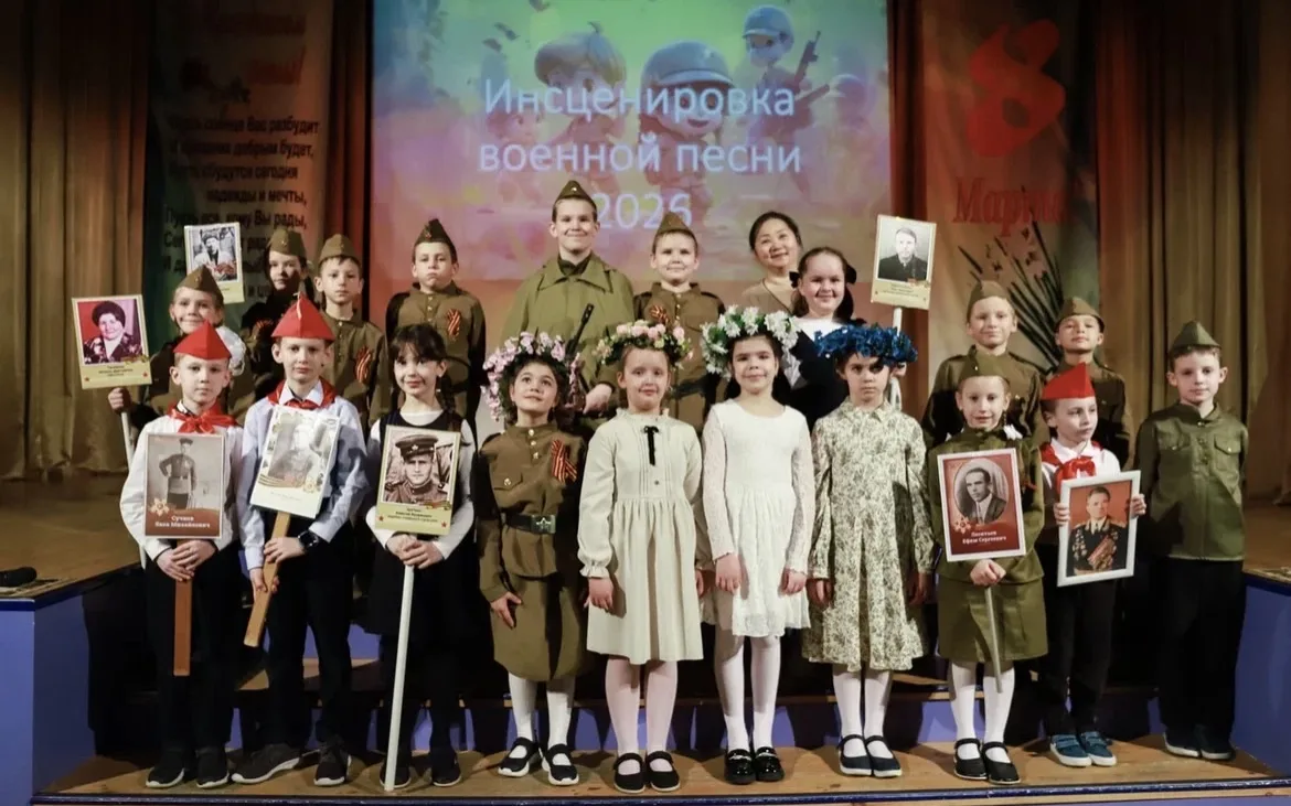 🎶В нашей школе прошёл конкурс военной песни  Казалось бы, эти песни знают наизусть бабушки и дедушки