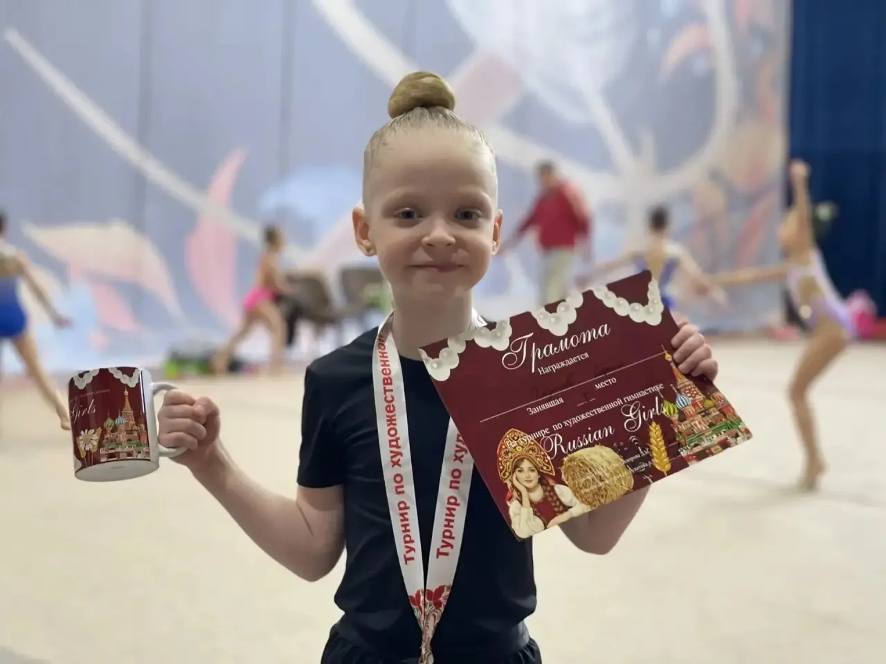 🏆 Гордимся нашими маленькими чемпионками!  София, наша воспитанница детского сада «Аленький цветочек