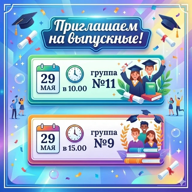 Приготовьтесь: в нашем саду вот-вот начнётся особенная, прощальная пора — пора выпускны...