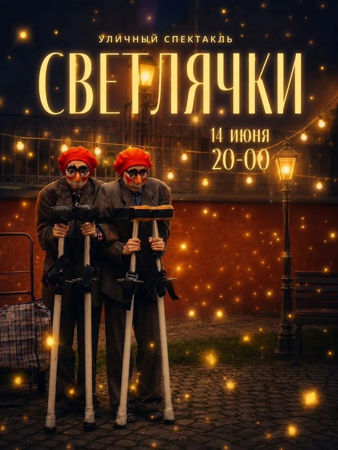 14 июня в 20:00 приглашаем в Шолохов-Центр на спектакль «Светлячки».
 
Уличный театр «Ларамбла» под 
