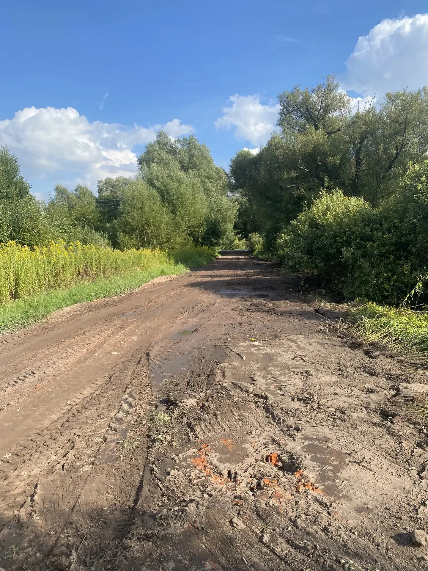 Время разбрасывать камни или как мы засыпаем грунтовые дороги города.