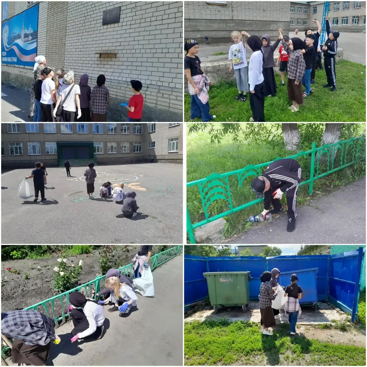 Очередной день летней практики учащихся 2-Б класса.