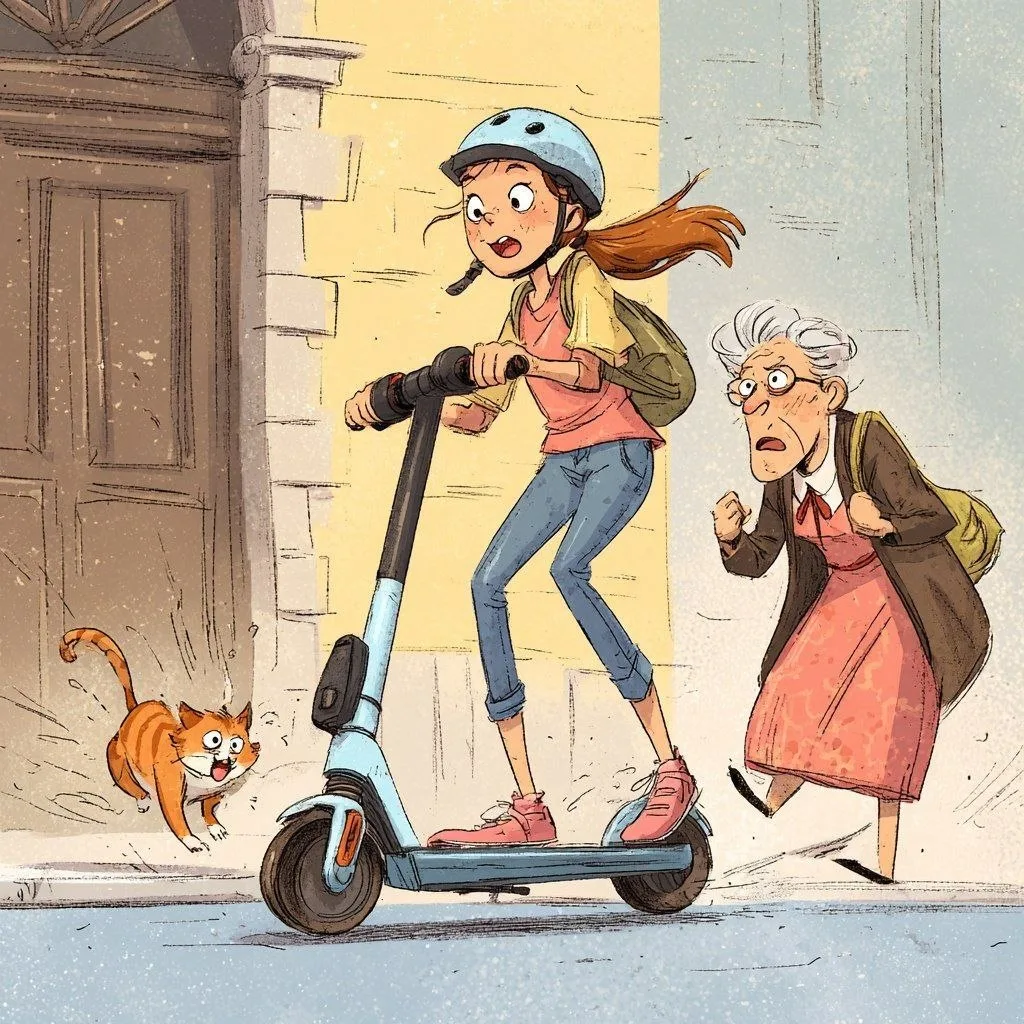 🛴 Опасная скорость