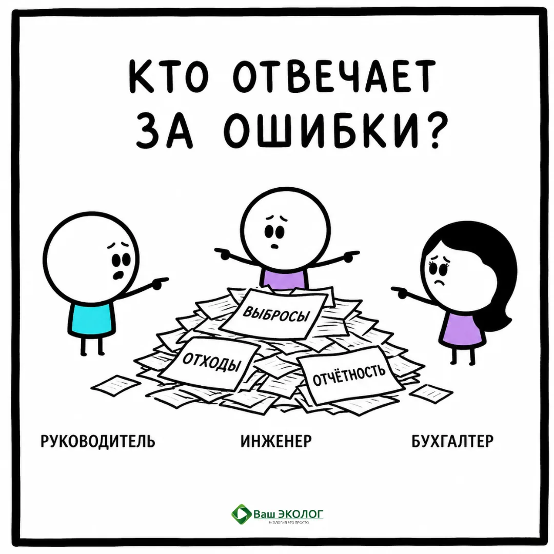 😏 Экологию разделили между инженером, бухгалтером и руководителем. Кто в итоге отвечае...