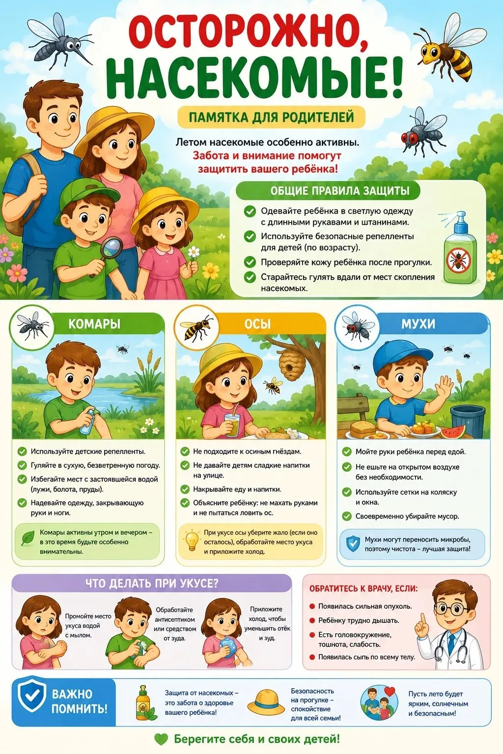 Осторожно, насекомые: увлекательный мир маленьких соседей 🐞

Насекомые — это не просто надоедливые 