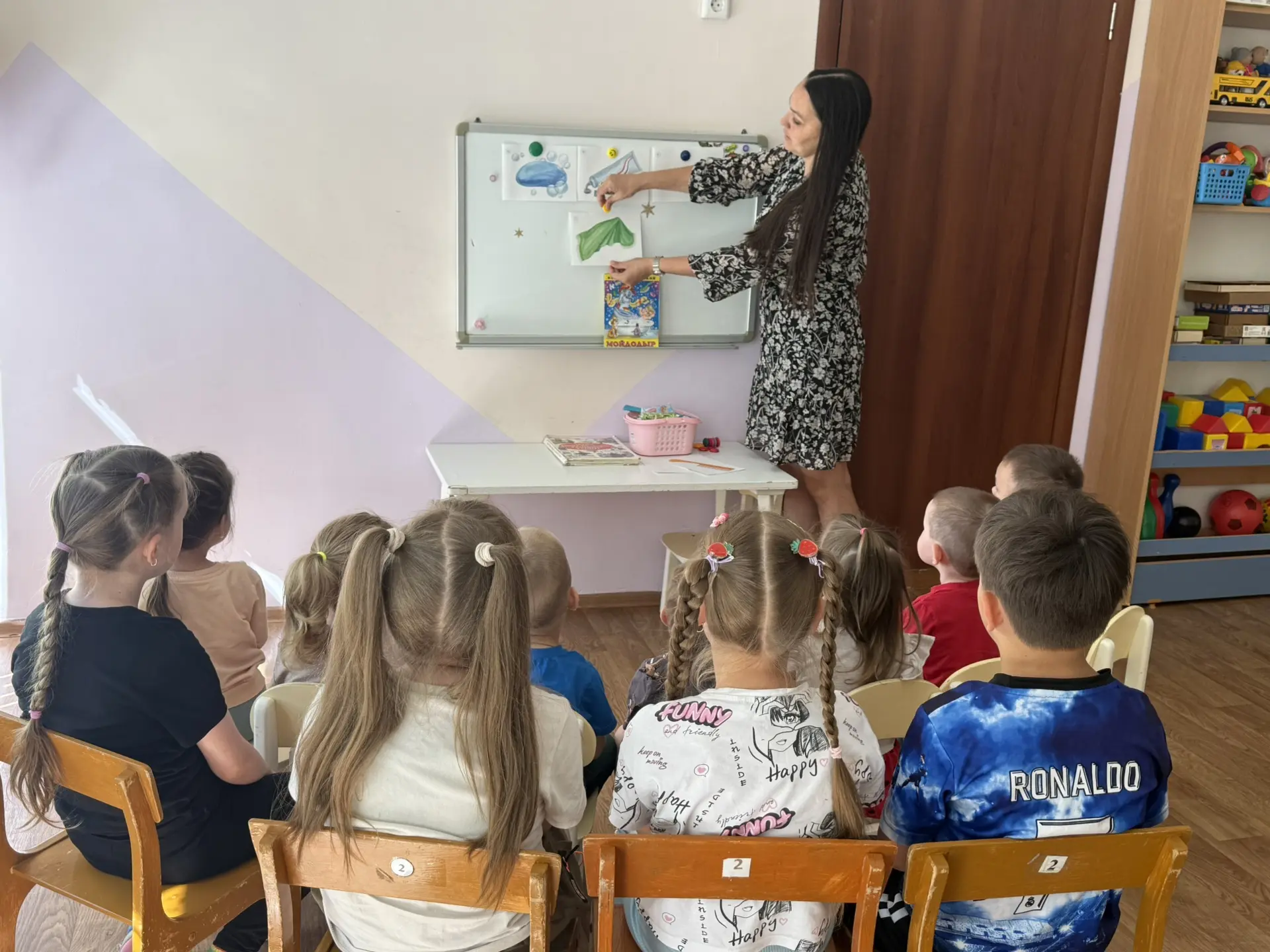 Сегодня в группе «Фантазеры» прошло увлекательное тематическое занятие, посвящённое правилам гигиены