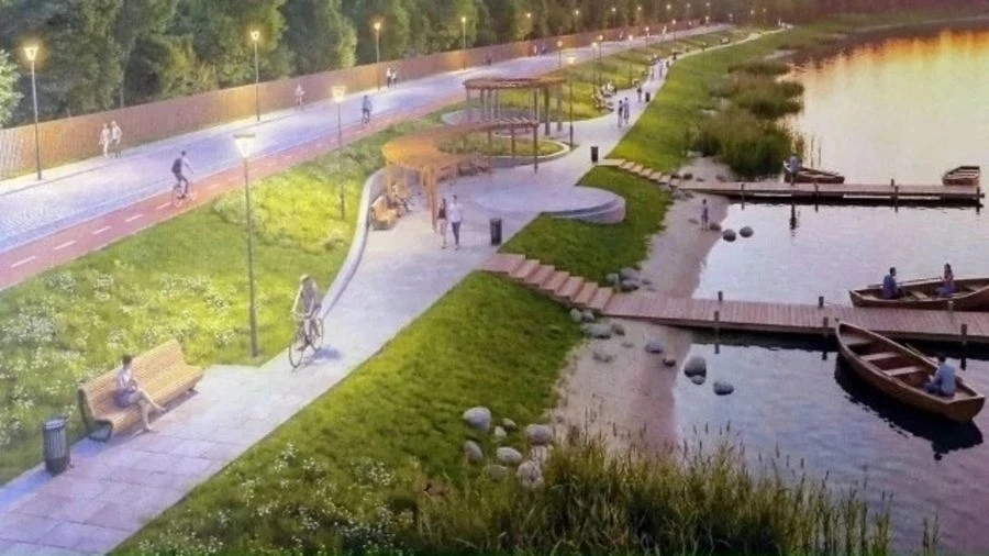 🚧 В Ростове Великом началось благоустройство набережной озера Неро