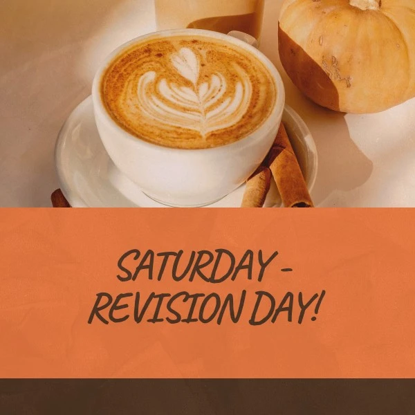 🔥Saturday - Revision Day! 💪