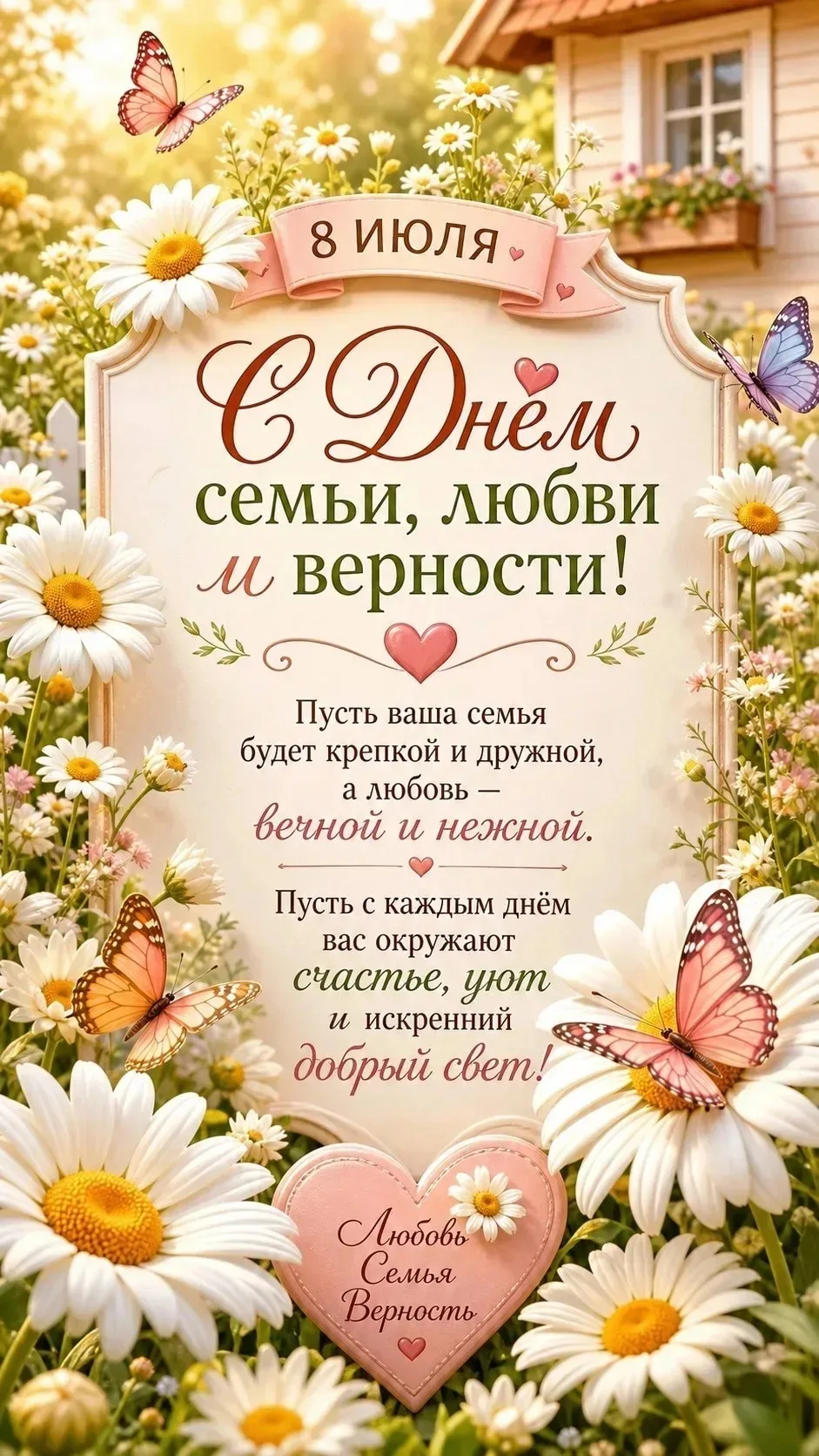 Днём семьи, любви и верности!
В этот светлый день мы вспоминаем удивительную историю святых Петра и 
