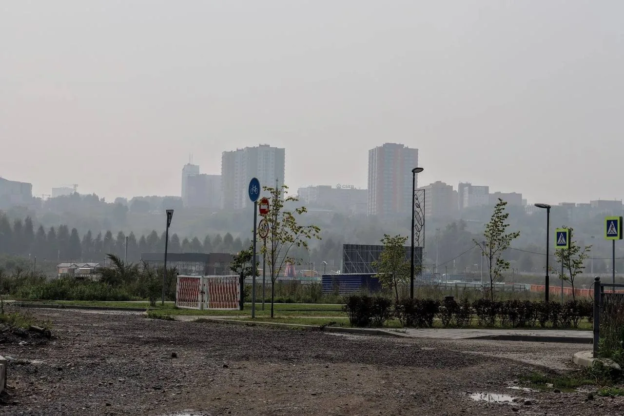 Марево над городом.