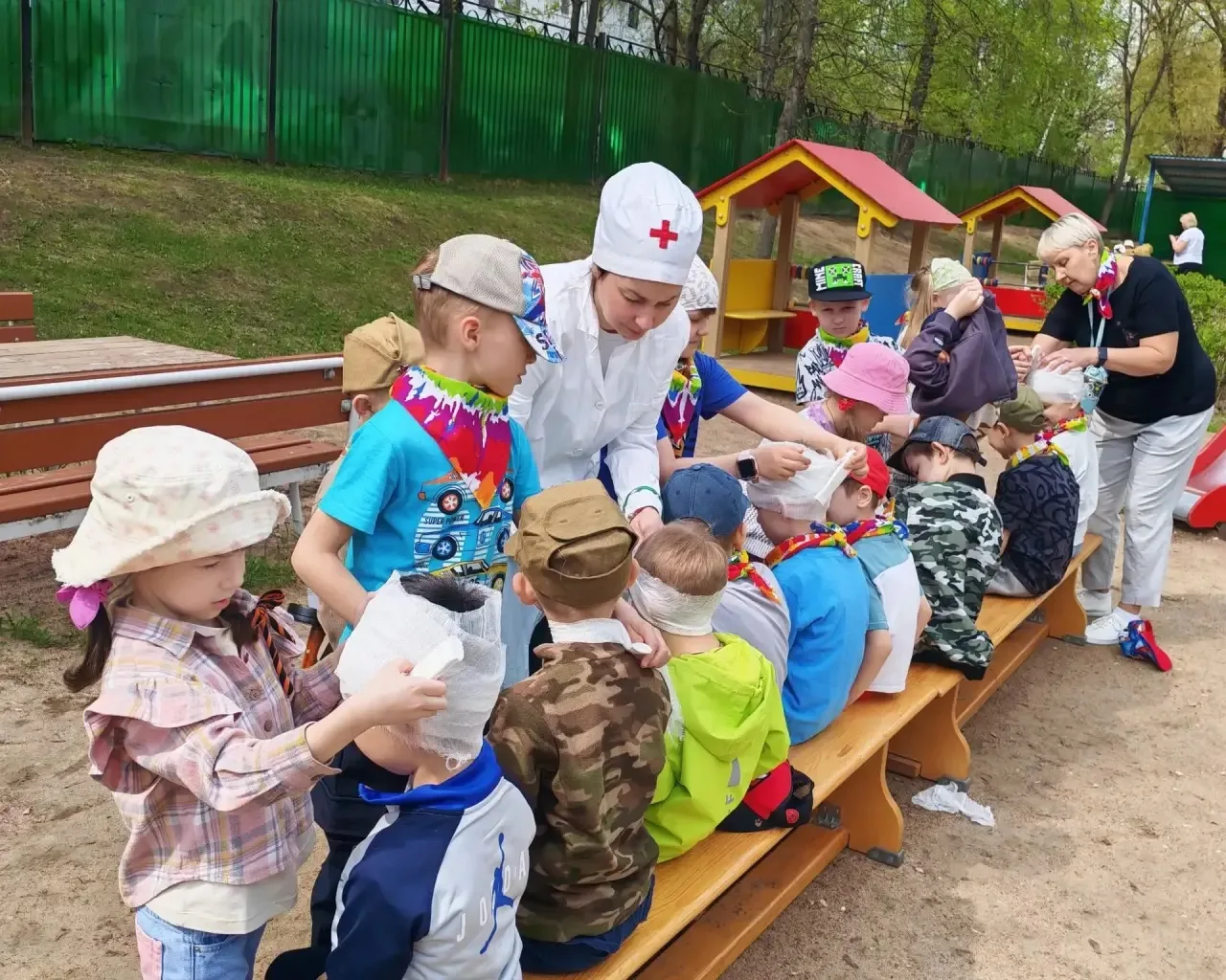 В корпусе «Сказка» выросли настоящие герои!  В нашем дошкольном корпусе прошла военно-патриотическая