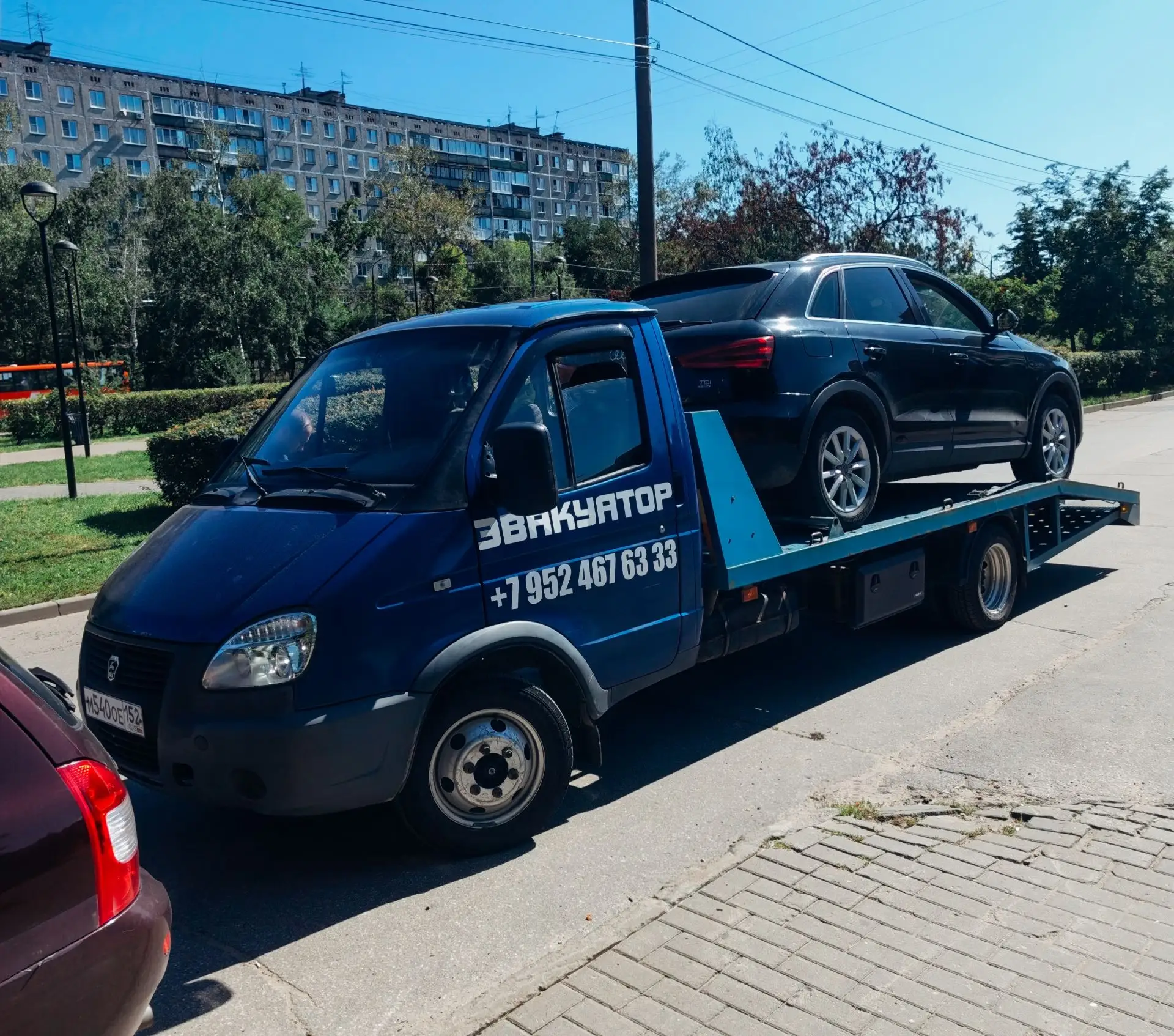 Услуги эвакуатора 24/7