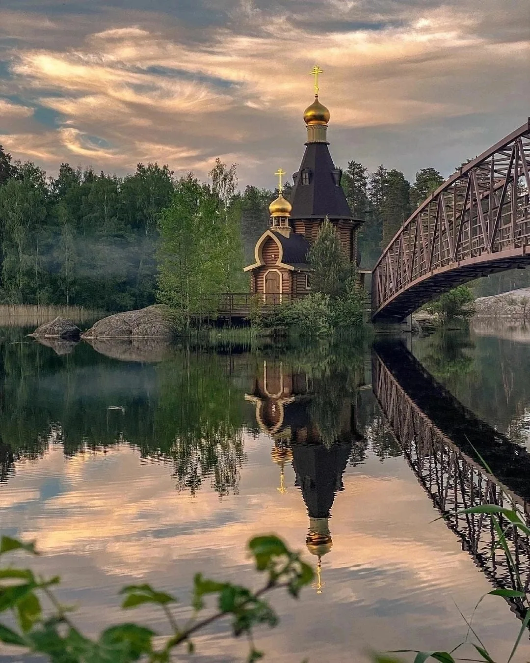 Храм Андрея Первозванного на реке Вуокса, Приозерский р-он, Ленинградская область