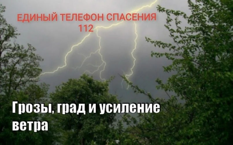 Порывы ветра  до 17 м/с, гроза местами по Республике Башкортостан 21.07.2026. Во время ...