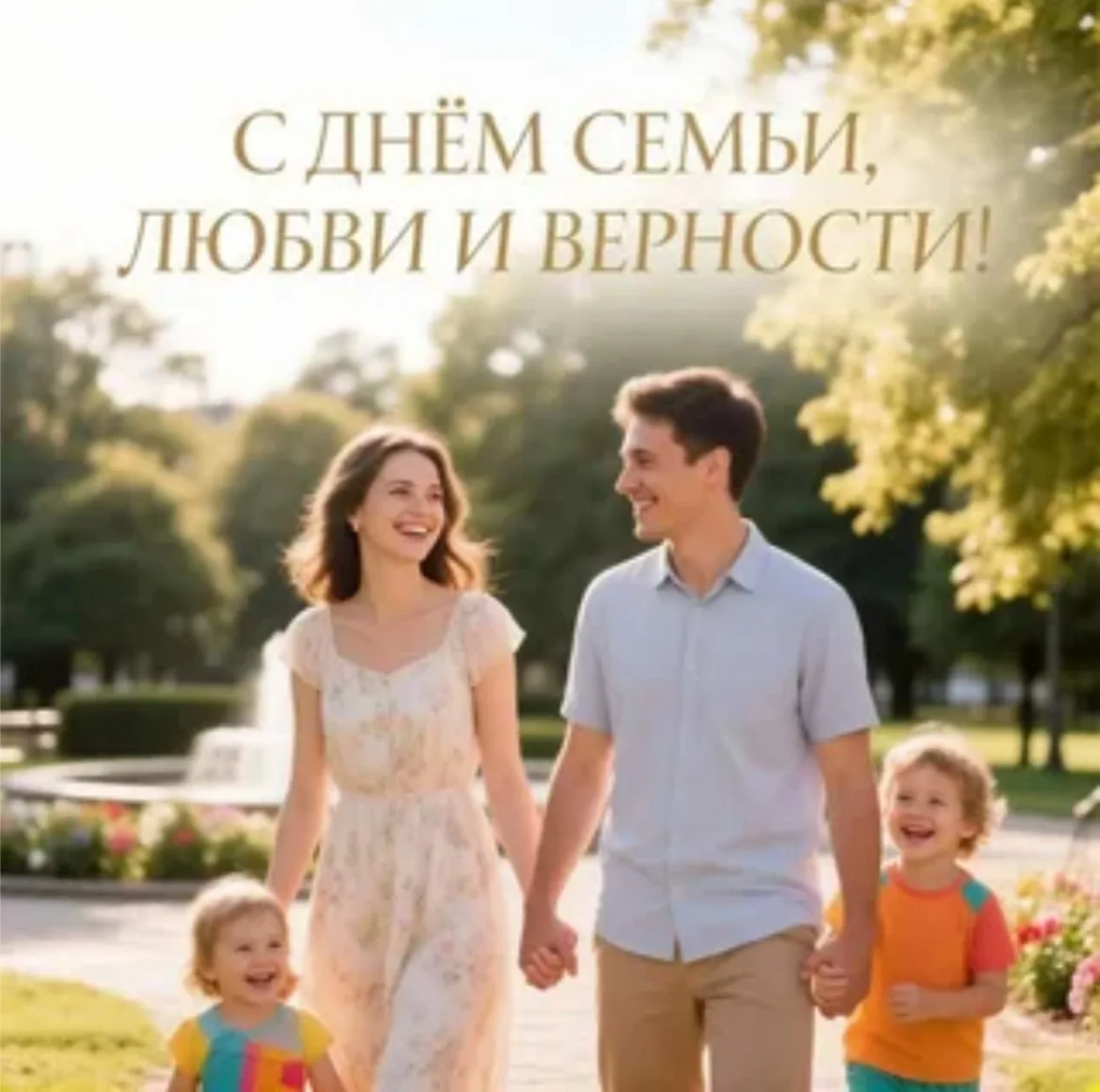 🎉 С Днём семьи, любви и верности! 🎉

8 июля мы отмечаем один из самых тёплых и душевных праздников