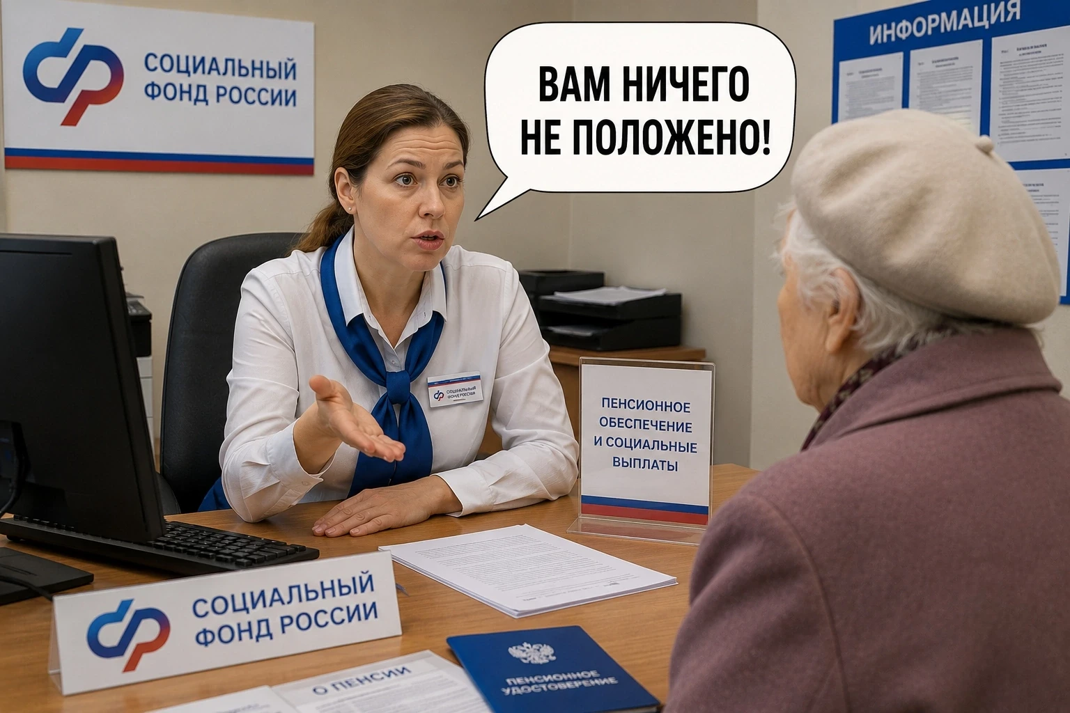 🗣 «В ПЕНСИОННОМ ФОНДЕ СКАЗАЛИ, ЧТО МНЕ НИЧЕГО НЕ ПОЛОЖЕНО»

Эту фразу я слышу постоянно.

Пенсионер