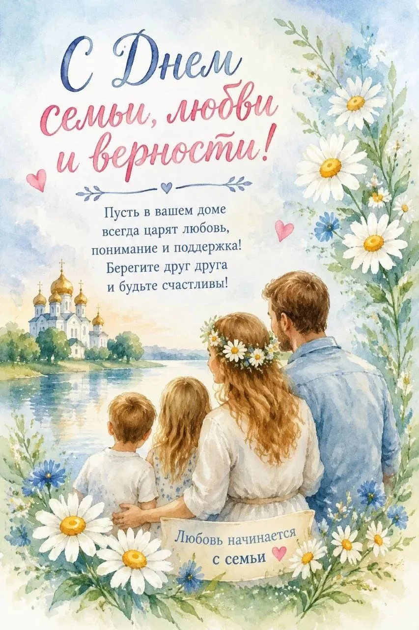 ♥️ С Днём семьи, любви и верности!