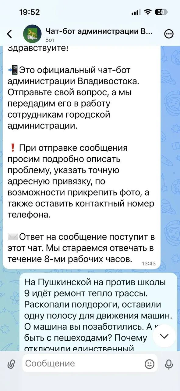 Большие сложности для пешеходов на Пушкинской во Владивостоке: школу и дома отрезали и перехода нет.