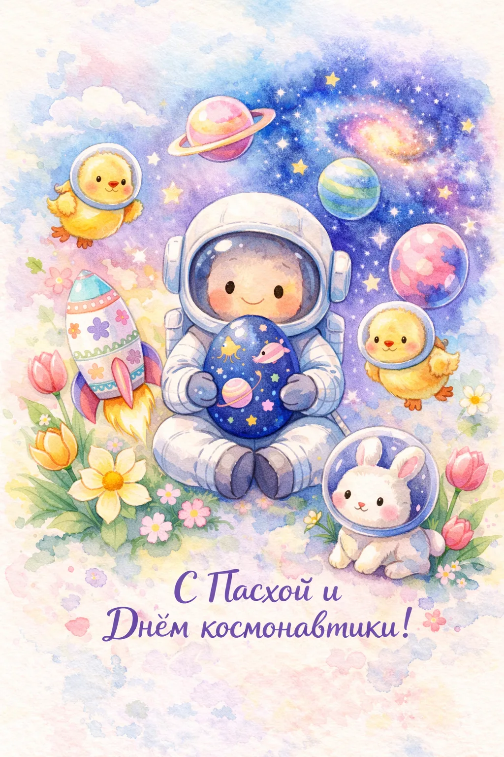 #🥚Пасха и День космонавтики⭐️: удивительное совпадение!