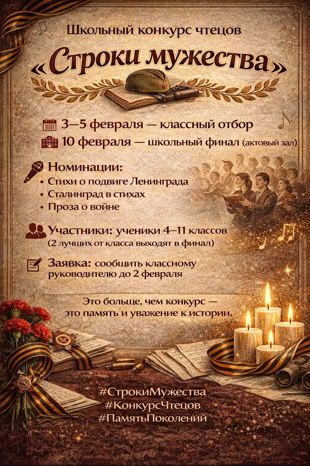Рубрика «План на неделю»  09.02.2026 – Торжественная церемония вноса флага РФ.  Проведение внеурочно