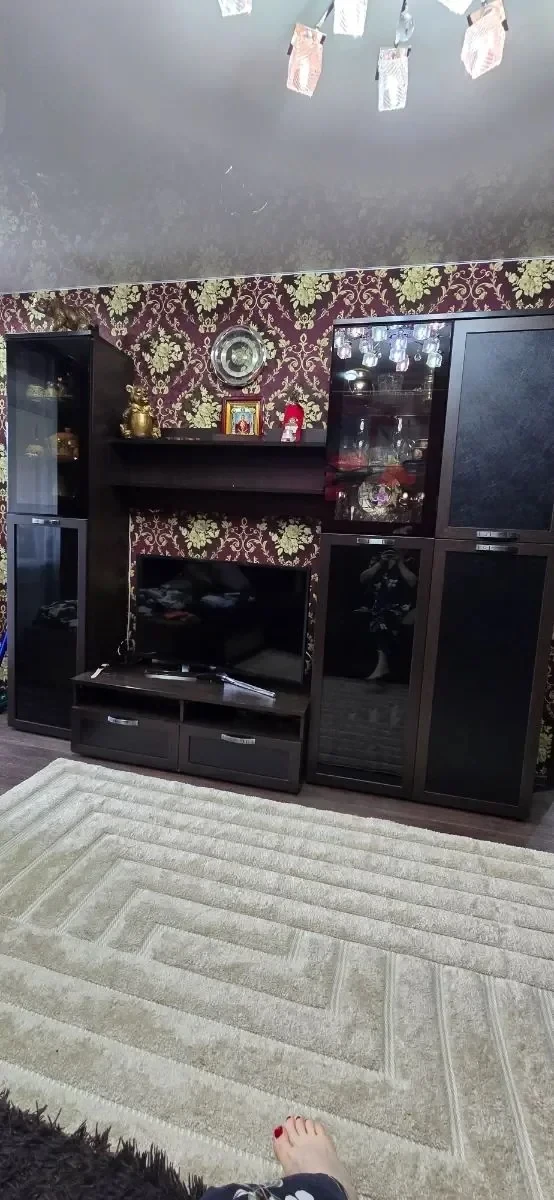 Стенка

Продам стенку б/у в отличном состояние.
Размер 2.7×2.1×0.4, 
цвет венге, есть подсветка.
