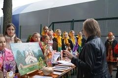 Народный хореографический коллектив "Надежда" принял участие в составе делегации от про...