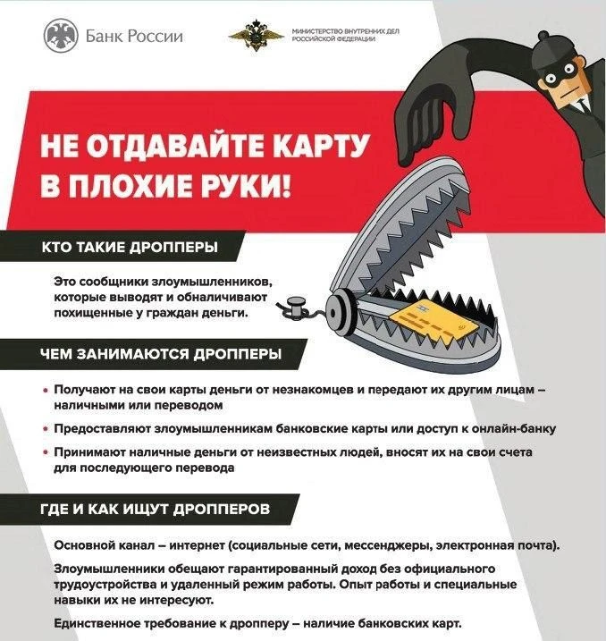 Дропперство — это не просто подработка, а настоящее преступление.