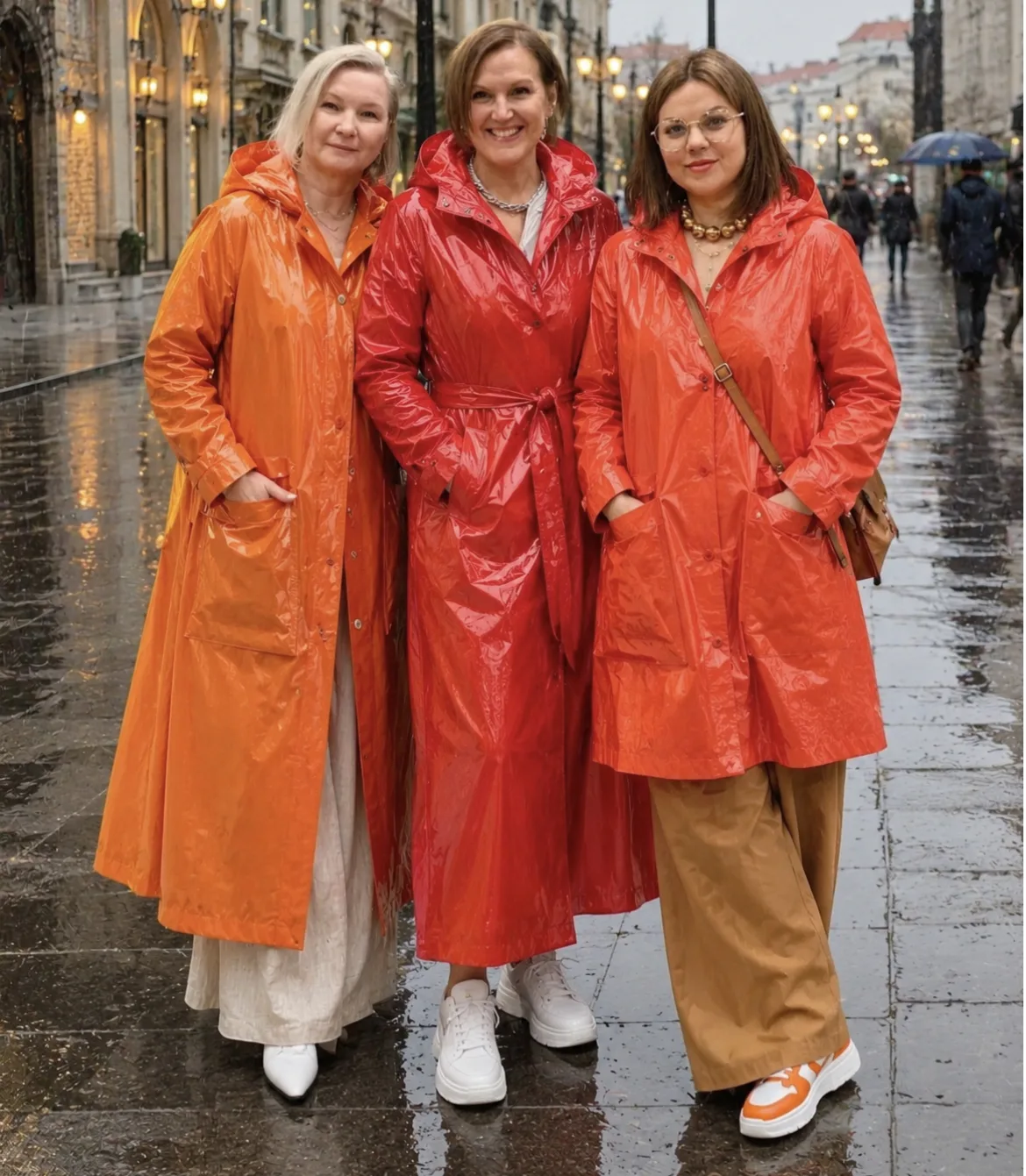 НЕСАХАРНАЯ ПОДБОРКА ☔️: Дождевики и резиновые сапоги для стильной непогоды.