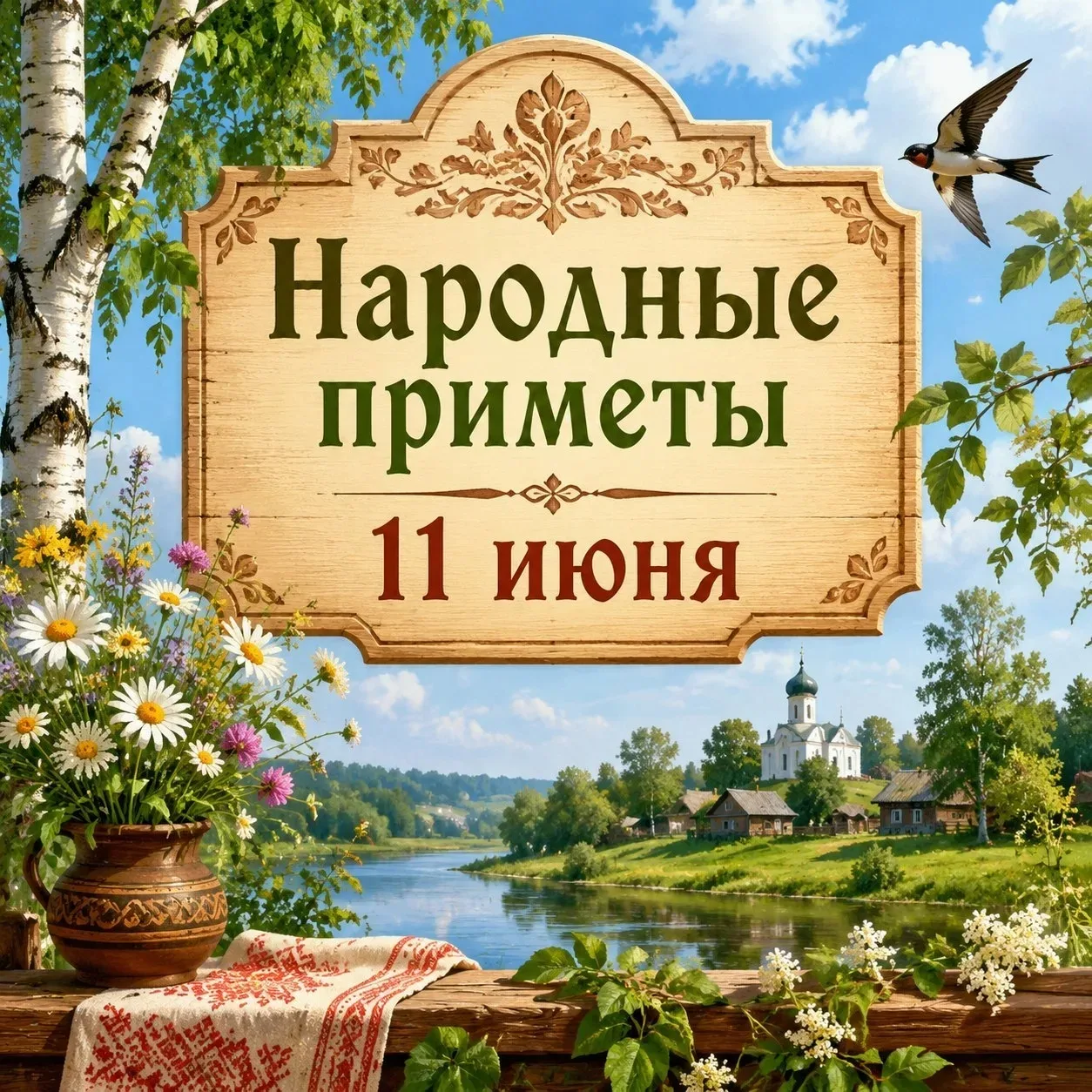 🌿 Народные приметы 11 июня — Феодосия Колосятница 🌿
