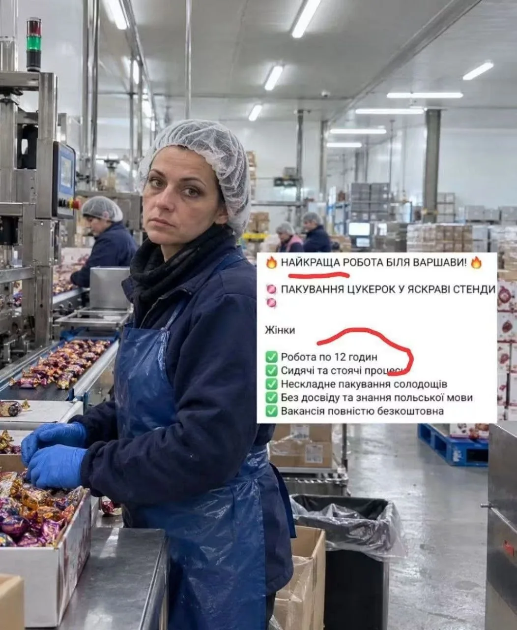 ❗️Украинцев зазывают на "замечательную работу" по 12 часов в Польше