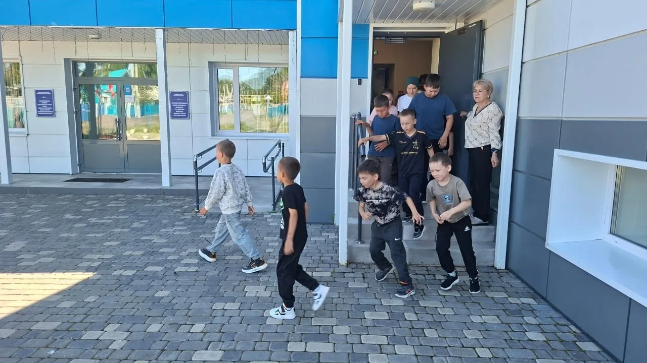 Тренировочные учения в летнем пришкольном лагере по АТЗ. #ямаширмәмәктәбе