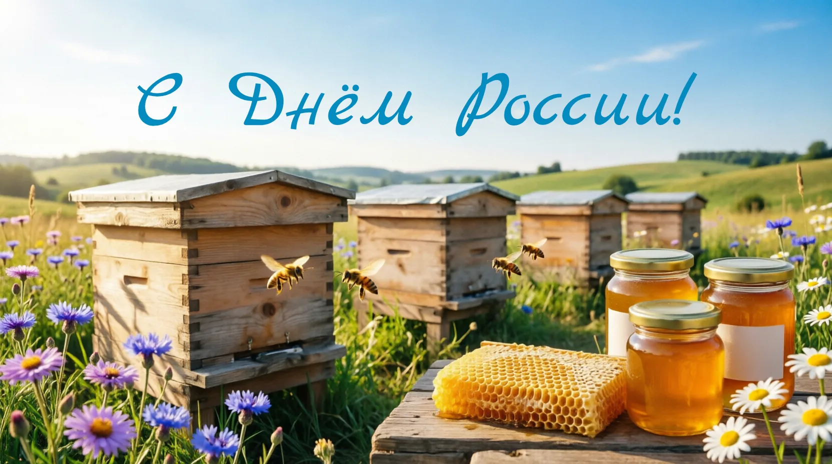 Дорогие друзья, мы поздравляем вас с Днём России! Хорошего вам праздника, отличного нас...