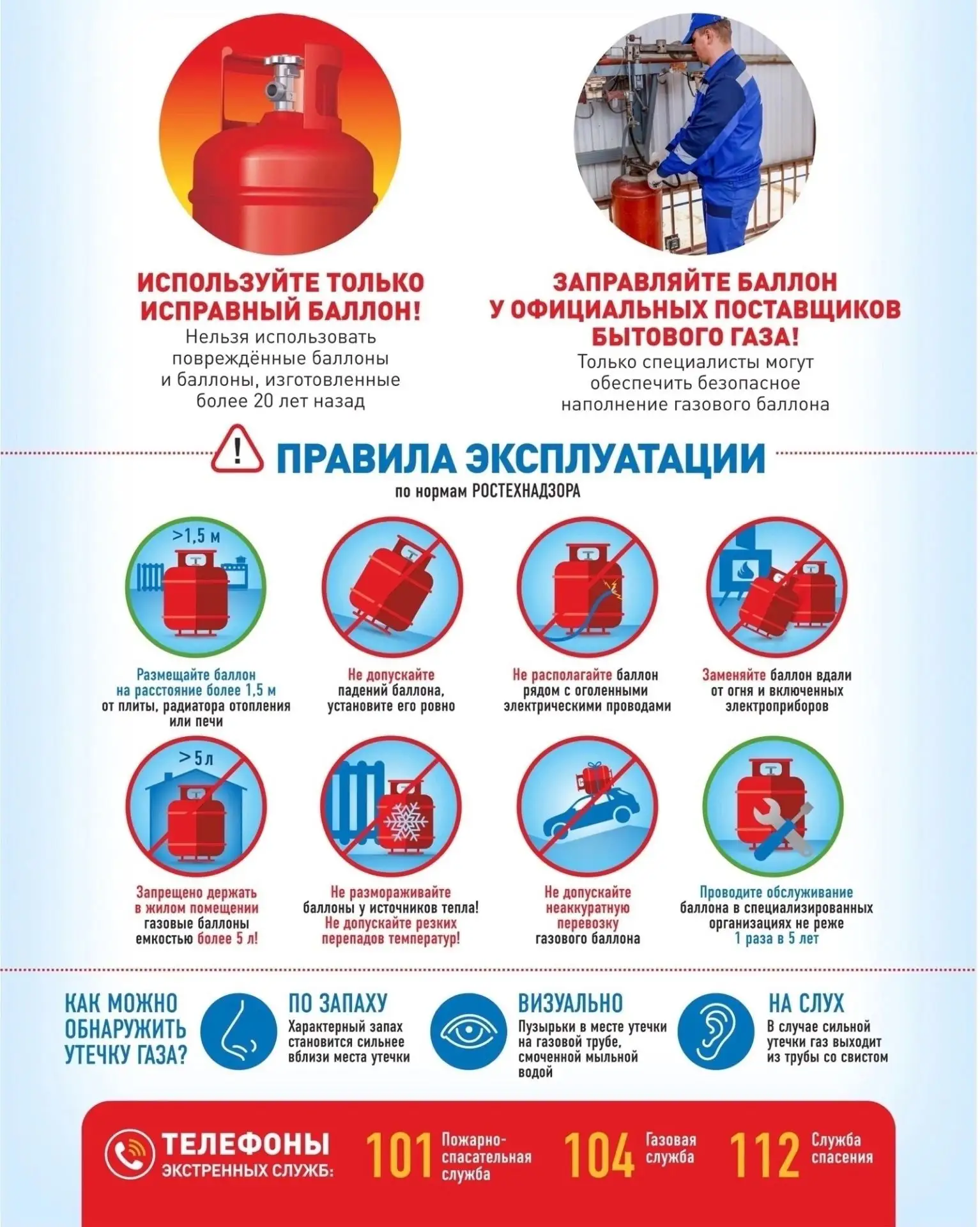 АО «Мурманоблгаз» призывает жителей региона приобретать баллонный газ только в специали...