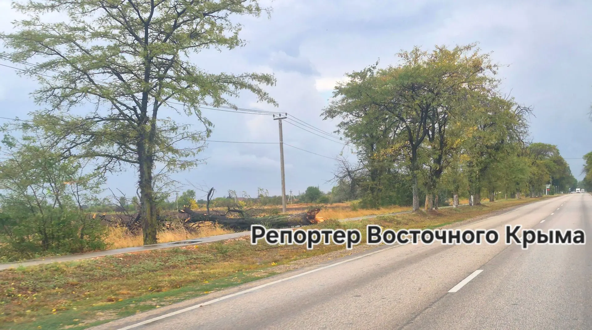 Над Ленинским районом бушует ураган