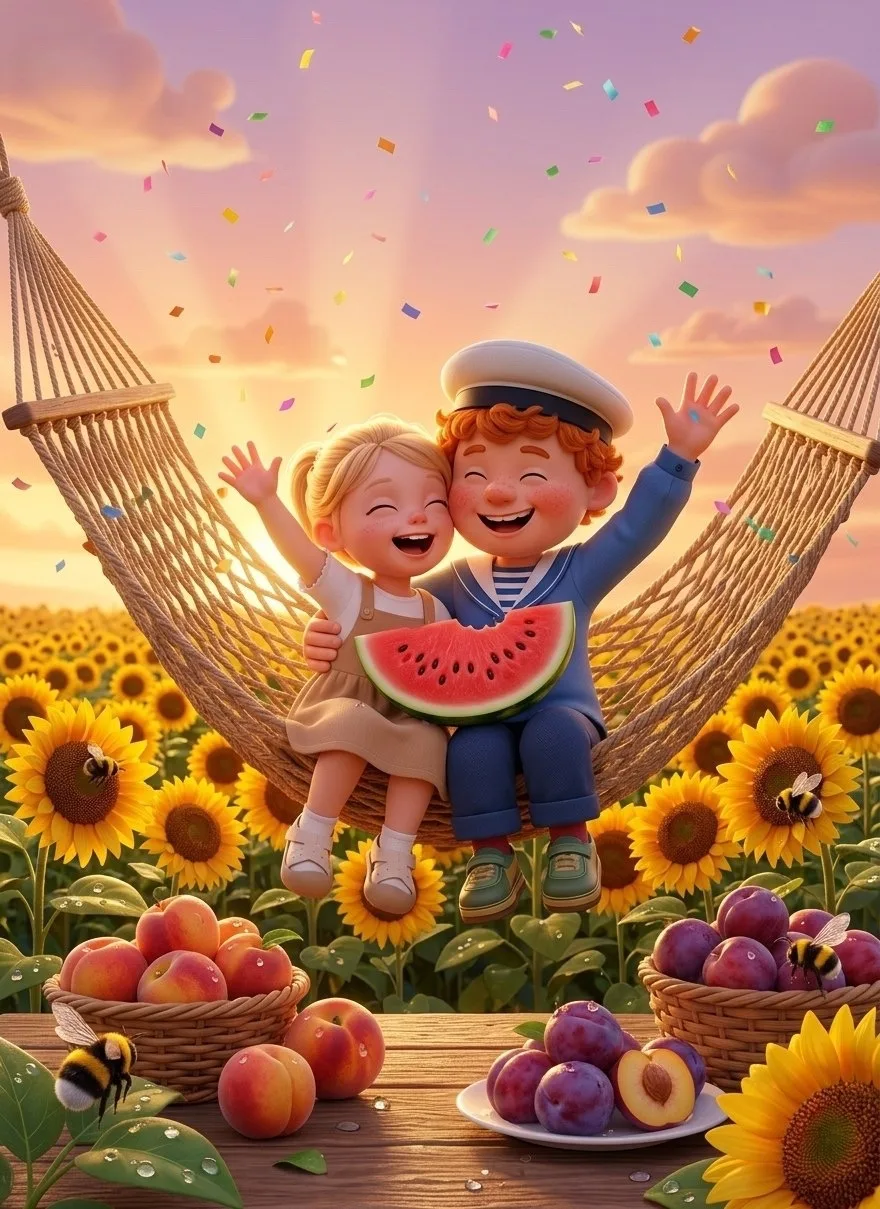 Друзья, август в самом разгаре! ☀️