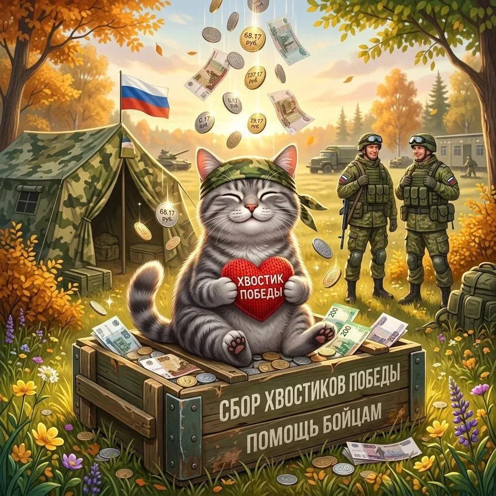 💰 «Среда хвостиков»! Копим на инверторный генератор для наших бойцов!