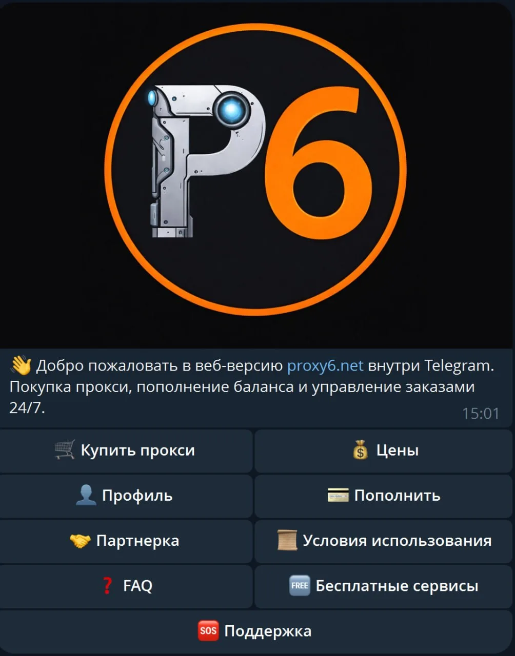 Видели, что у Proxy6, оказывается, есть тг-бот @proxy6_bot?