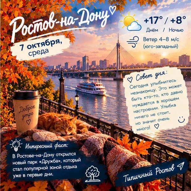 ❤️ Доброе утро, Ростов!