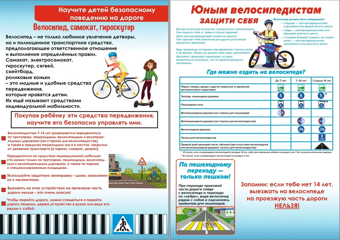 Научите детей безопасному поведению на дорогах!