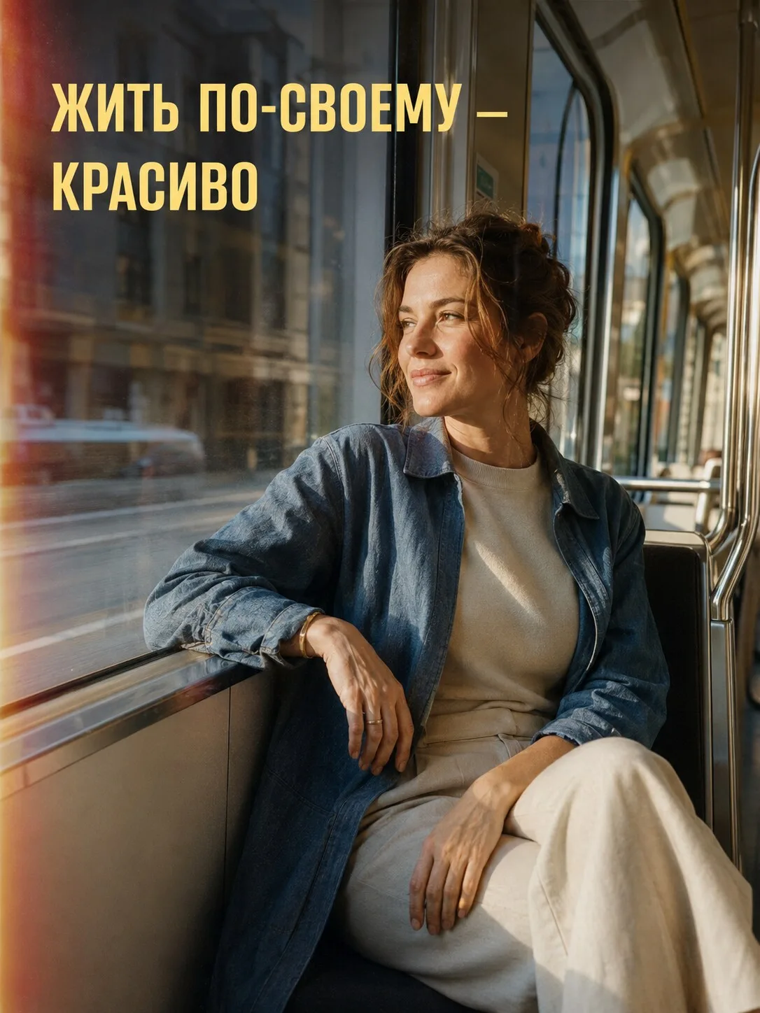 Новый фотостиль «Жить по-своему — красиво» превращает обычный портрет в готовый кадр дл...