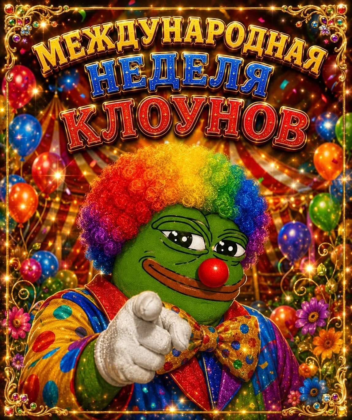 🤡С Международной неделей клоунов!

Отправь своему любимому клоуну❤️
