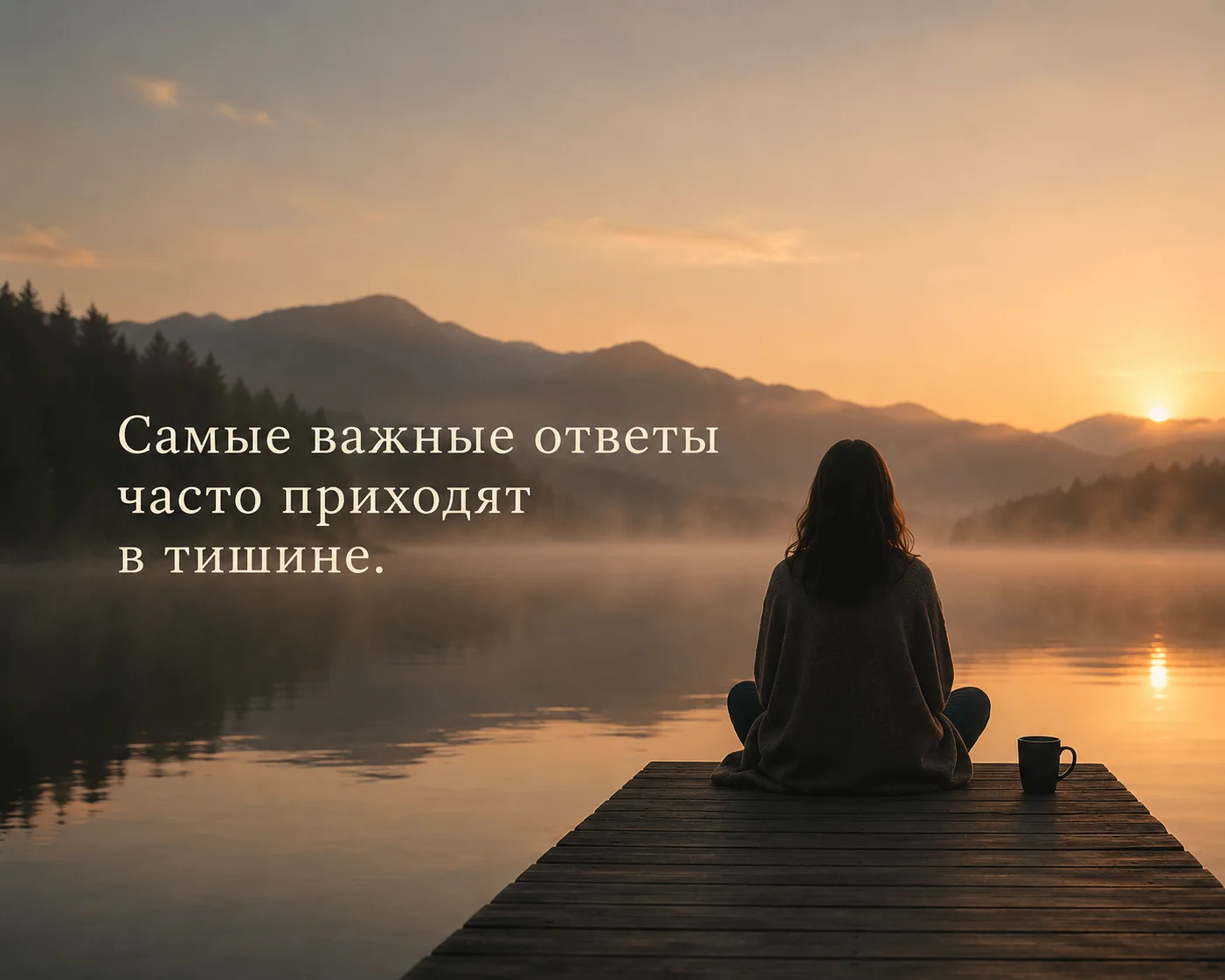 Самые важные ответы часто приходят в тишине.

❤ Психология отношений