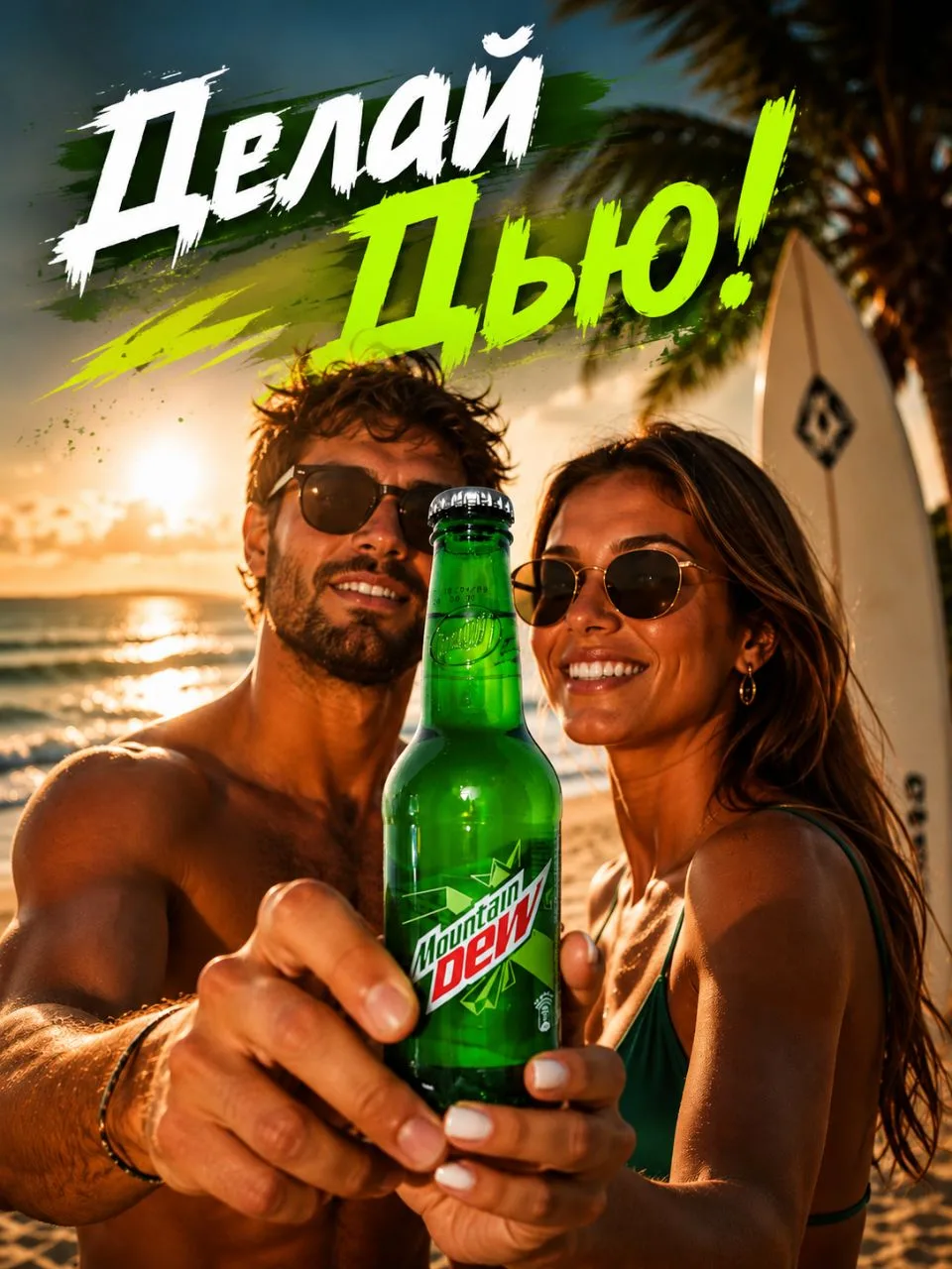 Хроники одного «идеального» кадра, или Почему Mountain Dew — это не просто лимонад 🍋💚

Решили мы с