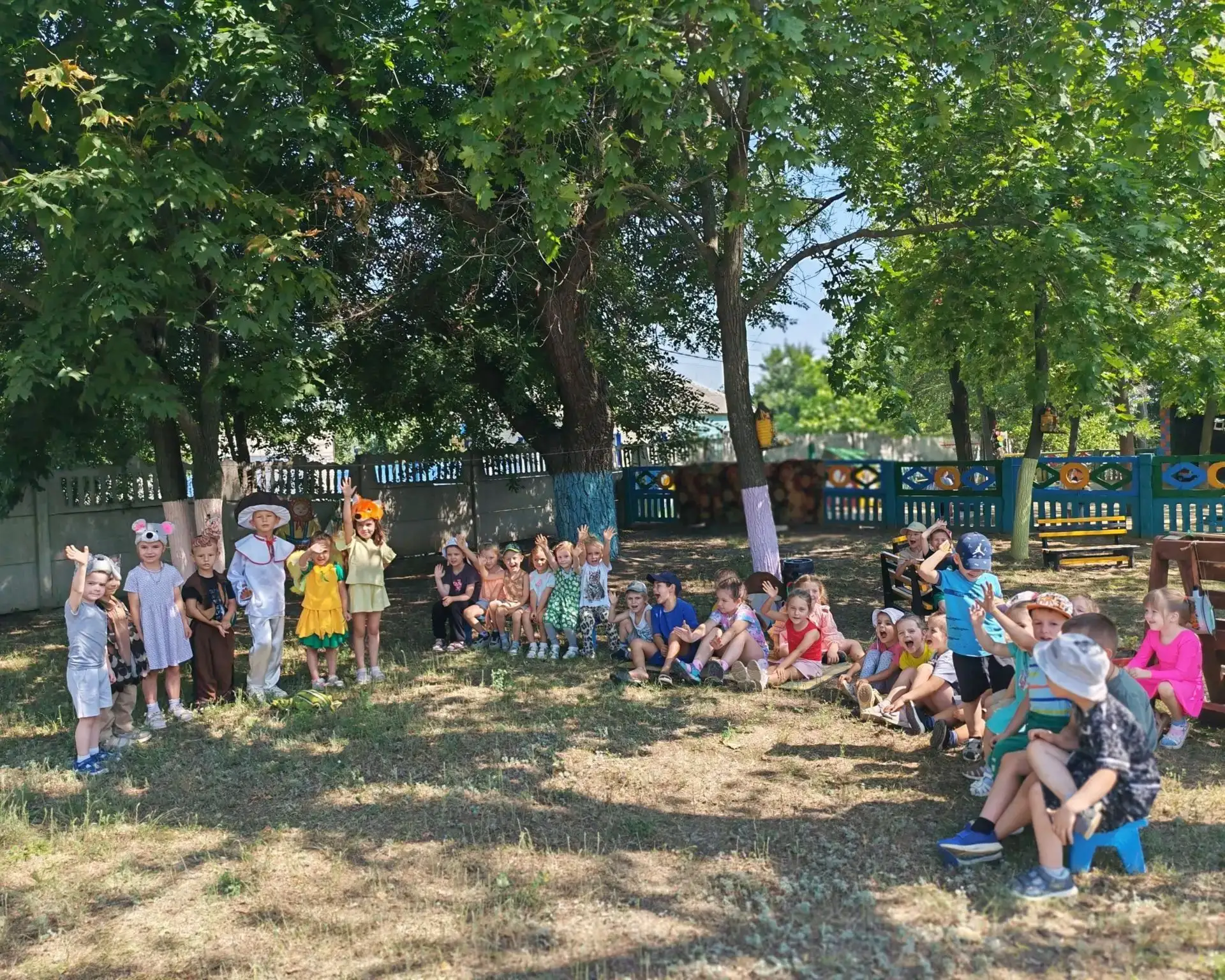 Сегодня в нашем детском саду состоялось театрализованное представление по мотивам произ...